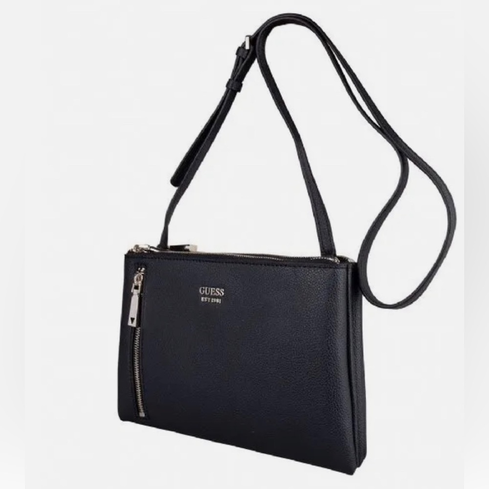 GUESS Naya Double Zip Crossbody Bag